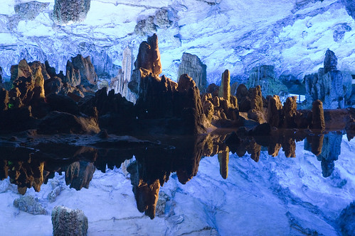 フリー画像|自然風景|蘆笛岩|鍾乳洞|中国風景|フリー素材|