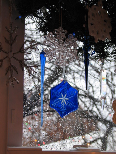 snowflakes and icicles