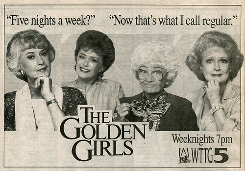 Golden Girls, Weeknights at 7pm