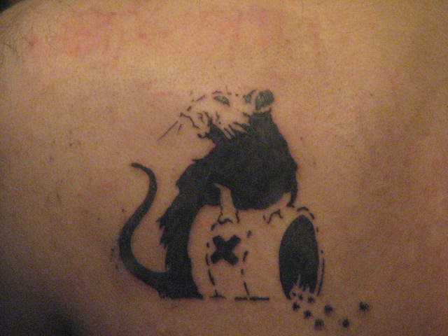 Re Banksy tattoos Post by ipow on Apr 5 2010 121pm image 