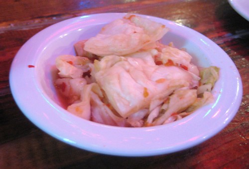 Taiwanese Pickled Cabbage @ Indian Restaurant by you.