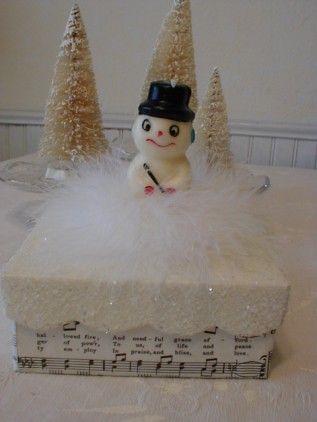 Vintage Snowman Box by littlethings1