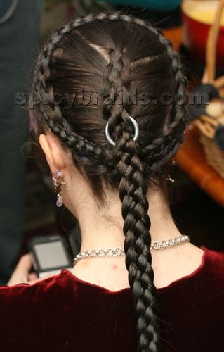 braid hairstyle photos. Classic hairstyle for women -Herringbone Braid. Beautiful basic herringbone