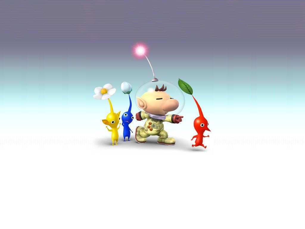 Brawl: Olimar and Pikmin desktop wallpaper. Made with art from the official 
