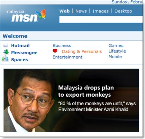 Elo!! If Malaysia exports monkeys, we will have no more elections