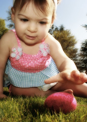 Her First Easter Egg Hunt