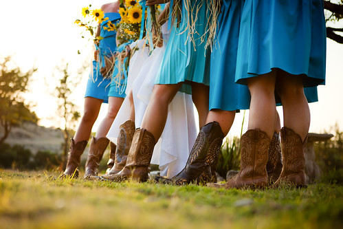 Texas Hill Country Wedding Boots Required