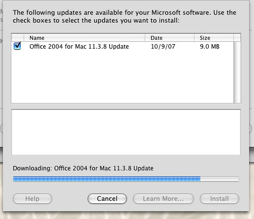 Office 10.3.8 Update