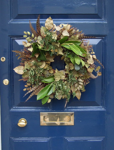 Christmas traditions - feathery wreath