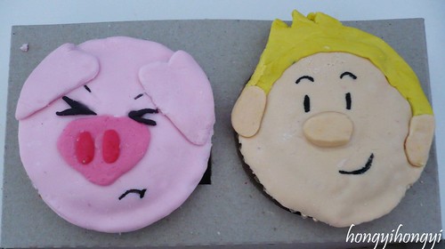 emo cupcakes cartoon. I made cartoon characters Tin
