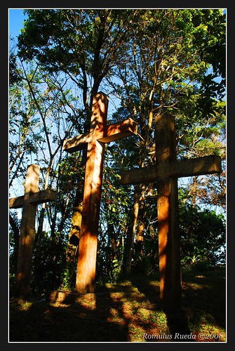 shadows and crosses