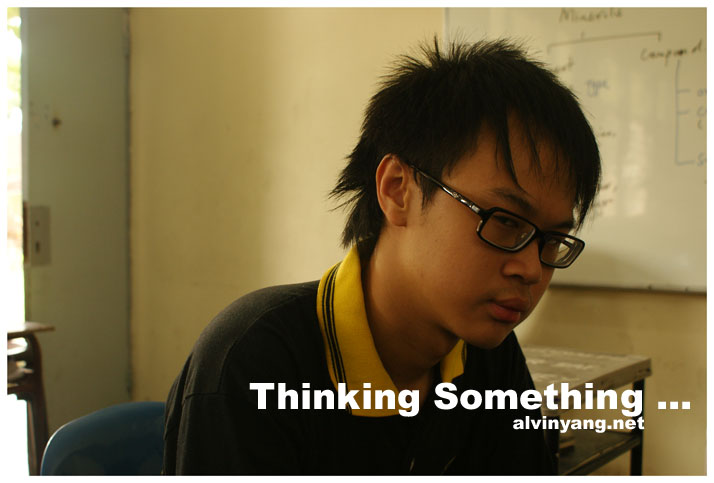 Thinking something..