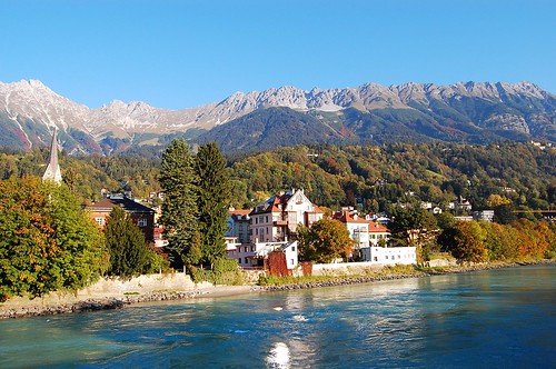 Inn River and Alps