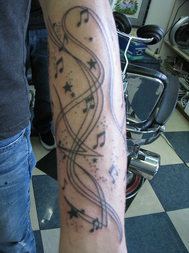 tattoo music notes with stars Tattoos Gallery