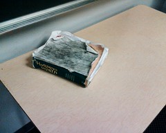 Beat-up history book