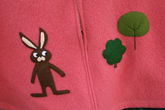 Bunny cape - Detail