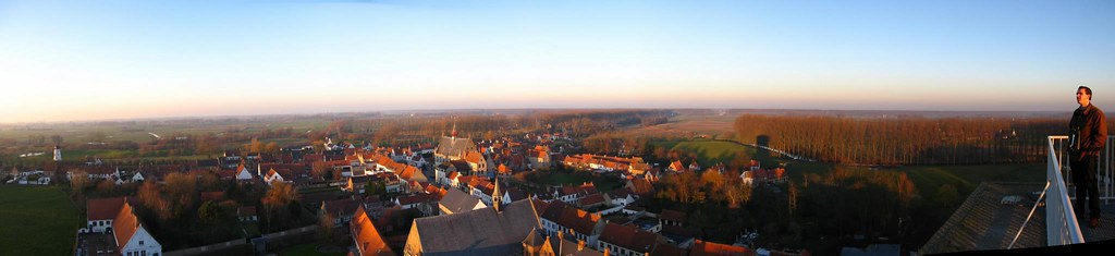 View of Damme from Church Tower