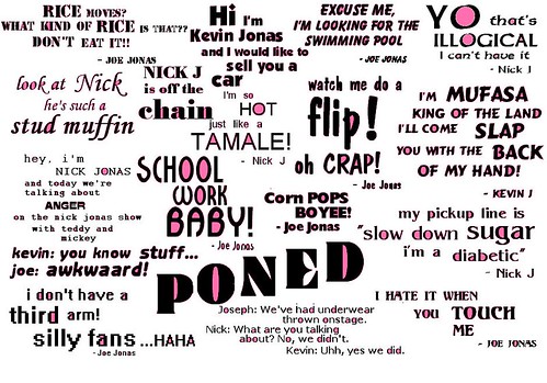 the jonas brothers quotes