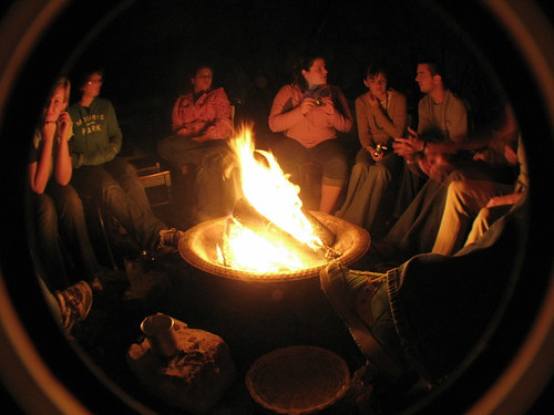 The firepit in Austin, Texas, USA