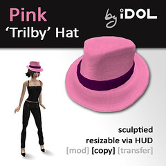 Pink_Trilby_Hat