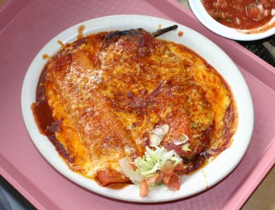 Bobby D's - Chile Relleno and Cheese Enchilada