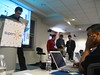 Tantek, Kevin, Joseph, David prepare for the Whose Social Graph panel at the Supernova 2008 Open Flow track.