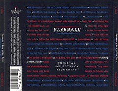 Baseball: A Film By Ken Burns soundtrack [rear insert](1994)