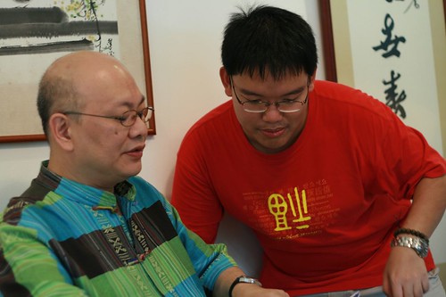 Directing Teck Lai (playing the 1st Uncle)