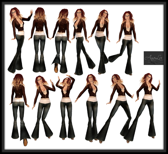 poses for pictures. The poses are being sold at