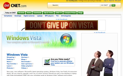 Give up on Vista
