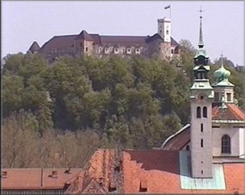 Ljubljanski grad (dvorišče, park)