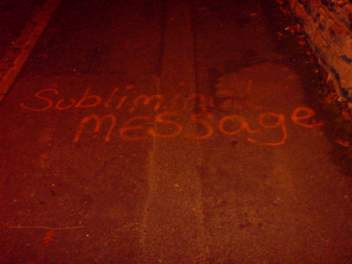 'Subliminal message'