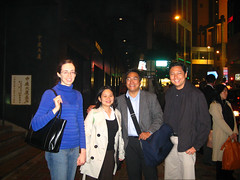 With Louie and Ginny in Lan Kwai Fong
