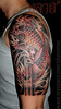 Red Koi Pisces Tattoo Design