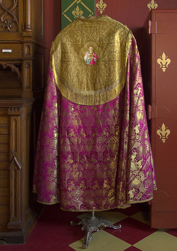 Rose vestments, Saint Francis de Sales Oratory, in Saint Louis, Missouri, USA