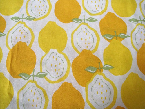 Lemon fabric