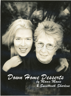 Sharlene Rednour and mom's cookbook Down Home Desserts