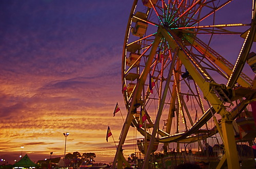 Coastal Carolina Fair Sunset