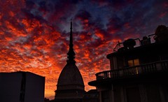 Un tramonto dalla finestra da dove afNews "trasmette", da Torino, ogni giorno - photo (c) Goria - click to zoom in at Flickr