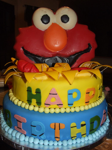  Elmo Birthday Cake 