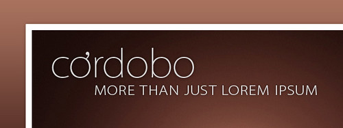 cordobo - more than just lorem ipsum