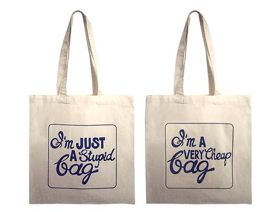 not a plastic bag, anya hindmarch, chic and charming, stupid bag