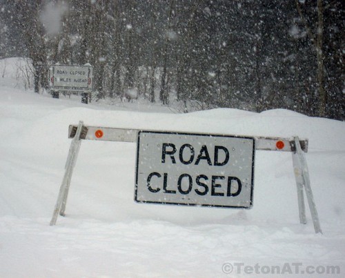 Moose Wilson Road- Closed