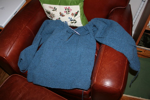 Sweater in progress