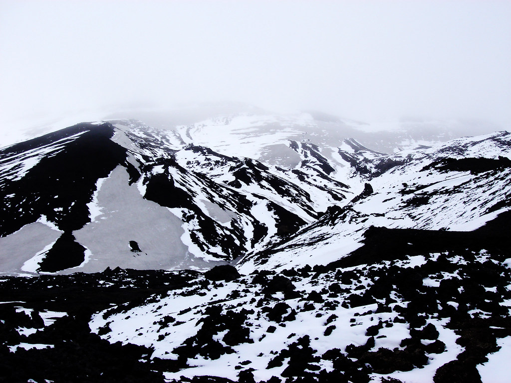 Askja, lava, snow and solitude