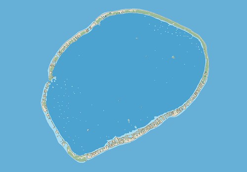 Tikehau Atoll - EVS Precision Map (1-150,000)