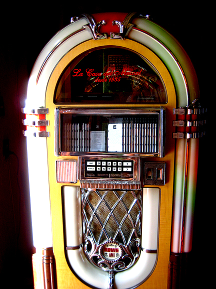 Jukebox in Oaxacan Mezcal Bar