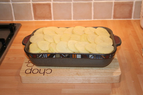 Lancashire Hot Pot - Add the second layer of potatoes