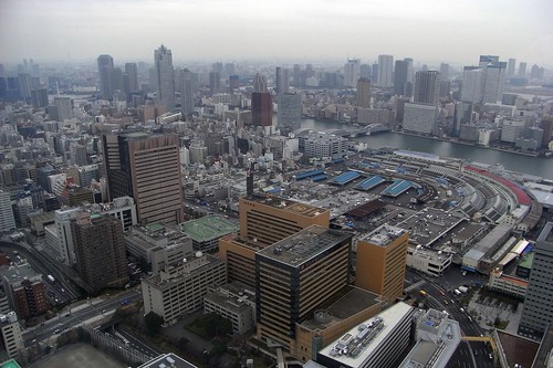 Tsukiji, from far above