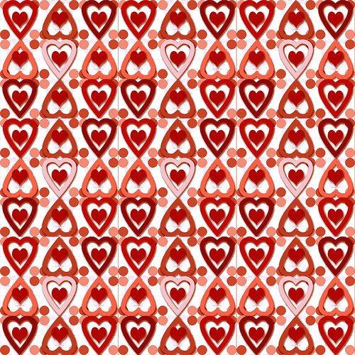 Pictures Of Valentine Hearts. Valentine Heart Pattern #1B